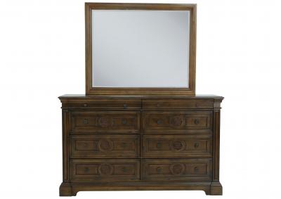Image for AMBER DRESSER AND MIRROR