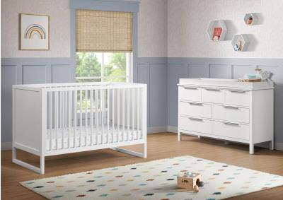 LAUREN CRIB WITH DRESSER AND TOPPER,ELEMENTS INTERNATIONAL GROUP, LLC