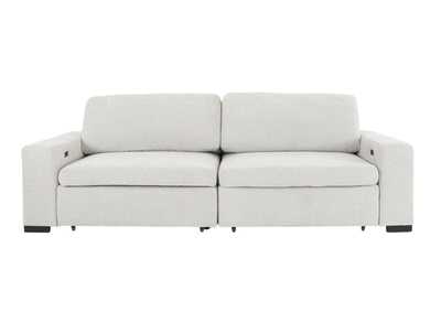 LACHLAN NICKEL POWER SOFA WITH SLIDING SEATS