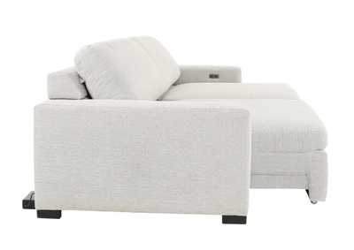 LACHLAN NICKEL POWER SOFA WITH SLIDING SEATS,CHEERS