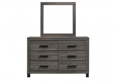 Image for AMELIE GREY DRESSER AND MIRROR