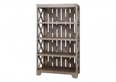 CRATE GRAY/TOBACCO BOOKCASE,ARDENT HOME