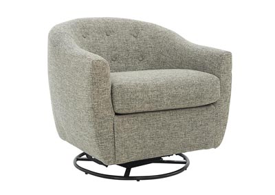 UPSHUR TAUPE SWIVEL GLIDER ACCENT CHAIR,ASHLEY FURNITURE INC.