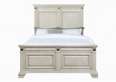 Image for HALIFAX WHITE QUEEN BED