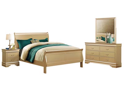 Image for LOUIS PHILIP CHAMPAGNE KING BEDROOM SET