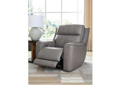 ZELDA COIN LEATHER 2P POWER RECLINER WITH ADJUSTABLE HEADREST,ASHLEY FURNITURE INC.