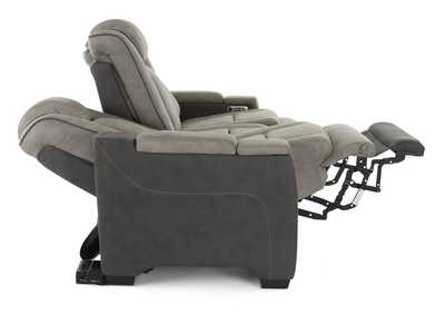 LANTANA ROCKY CEMENT/CHARCOAL 2P POWER SOFA,ELEMENTS INTERNATIONAL GROUP, LLC