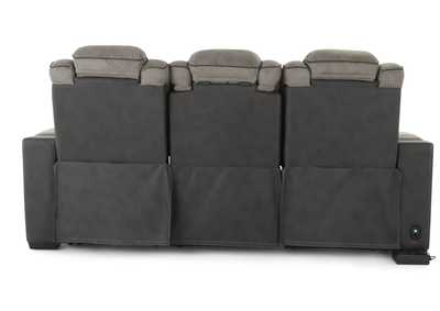 LANTANA ROCKY CEMENT/CHARCOAL 2P POWER SOFA,ELEMENTS INTERNATIONAL GROUP, LLC