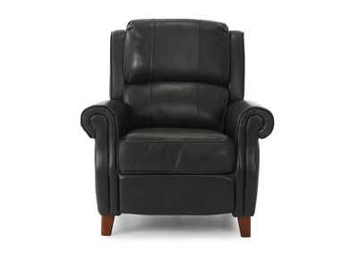 Image for BRADENTON BLUEBERRY LEATHER PUSH BACK RECLINER