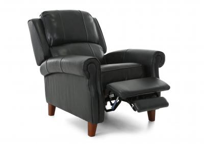 BRADENTON BLUEBERRY LEATHER PUSH BACK RECLINER,CHEERS