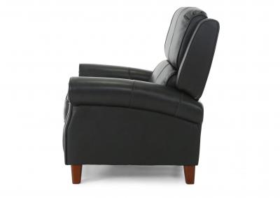 BRADENTON BLUEBERRY LEATHER PUSH BACK RECLINER,CHEERS