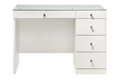 Image for MORGAN WHITE GLASS TOP VANITY