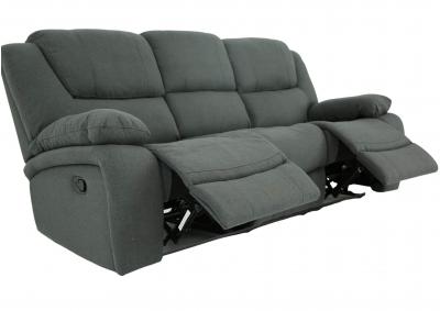 EASTON CHARCOAL RECLINING SOFA,CHEERS