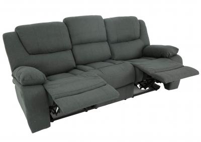 EASTON CHARCOAL RECLINING SOFA,CHEERS