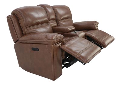 FENWICK POWER SADDLE RECLINING LOVESEAT WITH CONSOLE P2,FLEXSTEEL INDUSTRIES INC.