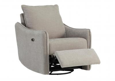 MCBURG TAUPE SWIVEL POWER RECLINER,ASHLEY FURNITURE INC.