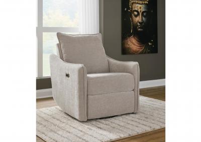 MCBURG TAUPE SWIVEL POWER RECLINER,ASHLEY FURNITURE INC.