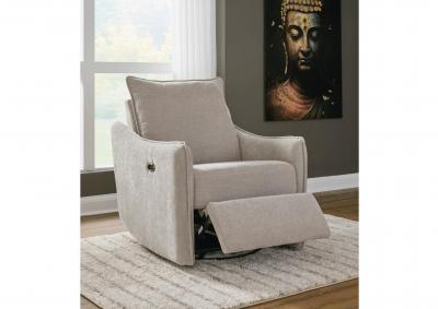 MCBURG TAUPE SWIVEL POWER RECLINER,ASHLEY FURNITURE INC.