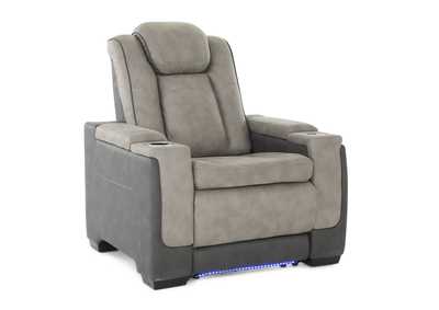 LANTANA ROCKY CEMENT/CHARCOAL 2P POWER RECLINER,ELEMENTS INTERNATIONAL GROUP, LLC