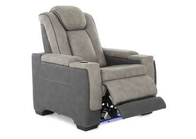 LANTANA ROCKY CEMENT/CHARCOAL 2P POWER RECLINER,ELEMENTS INTERNATIONAL GROUP, LLC
