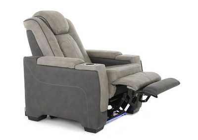 LANTANA ROCKY CEMENT/CHARCOAL 2P POWER RECLINER,ELEMENTS INTERNATIONAL GROUP, LLC