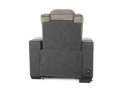 LANTANA ROCKY CEMENT/CHARCOAL 2P POWER RECLINER,ELEMENTS INTERNATIONAL GROUP, LLC