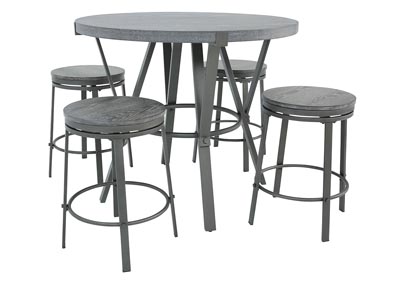 PORTLAND 5 PIECE COUNTER HEIGHT DINETTE ,STEVE SILVER COMPANY
