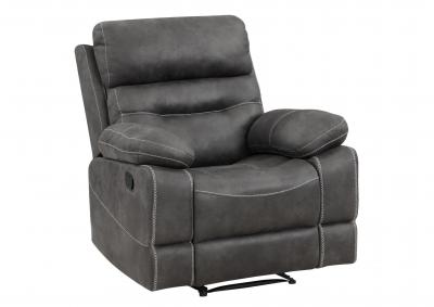 RUDGER GRAY RECLINER,STEVE SILVER COMPANY