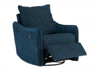 MCBURG NAVY SWIVEL POWER RECLINER,ASHLEY FURNITURE INC.