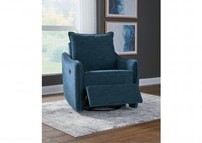 MCBURG NAVY SWIVEL POWER RECLINER,ASHLEY FURNITURE INC.