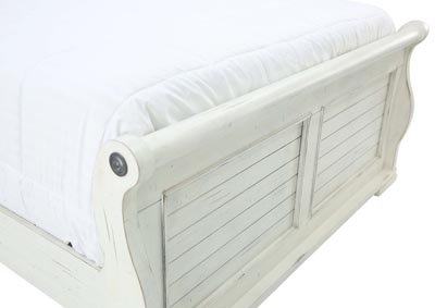 Blanche King Sleigh Bed,LIFESTYLE FURNITURE