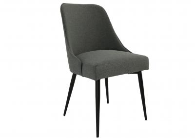 COLFAX CHARCOAL DINING CHAIR,STEVE SILVER COMPANY