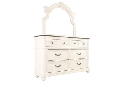 MALLORY WEATHERED DRESSER AND MIRROR,AVALON FURNITURE