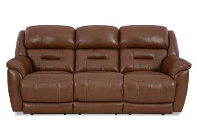 LAREDO SADDLE P3 LEATHER POWER SOFA