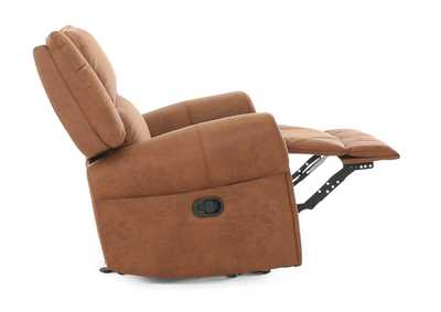 BRAZOS BROWN GLIDER RECLINER,CHEERS