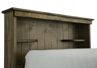 GUNSMOKE TWIN CAPTAIN'S BED WITH STORAGE,SIMPLY BUNKBEDS