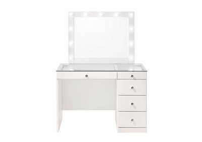 Image for MORGAN WHITE VANITY WITH LED MIRROR