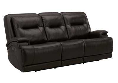 BROCKTON CHARCOAL 3P POWER SOFA WITH POWER HEADREST AND LUMBAR,KUKA