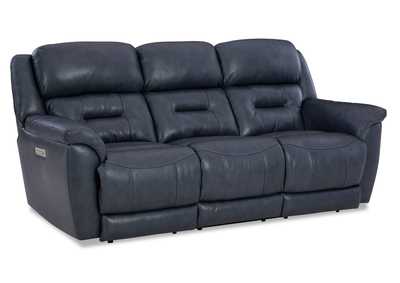 LAREDO MIDNIGHT P3 LEATHER POWER SOFA,HOMESTRETCH