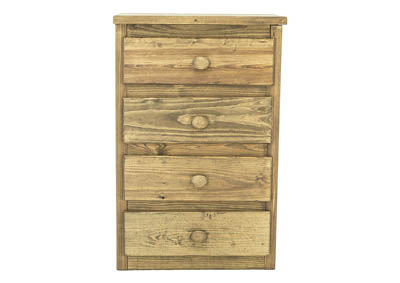 Image for DIEGO CHESTNUT 4 DRAWER CHEST
