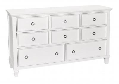 TAMARACK WHITE DRESSER,NEW CLASSIC HOME FURNISHING II