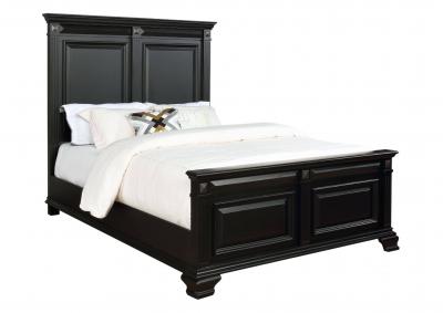 HALIFAX BLACK QUEEN BED,LIFESTYLE FURNITURE