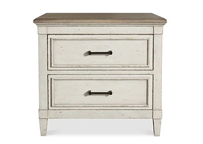 Image for BELLA COTTAGE WOOD TOP NIGHTSTAND