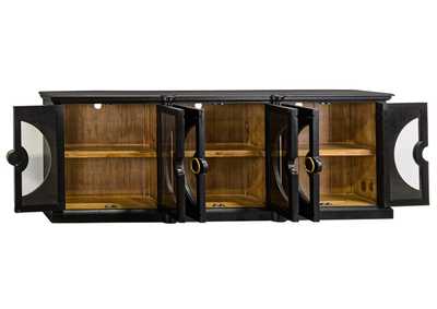 EVERTON BLACK/PECAN CONSOLE,ARDENT HOME