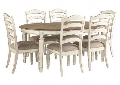 REALYN 7 PIECE LADDERBACK DINING SET,ASHLEY FURNITURE INC.