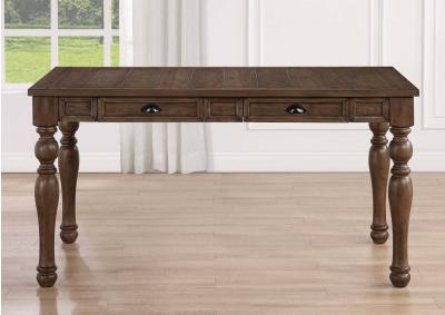 JOANNA BROWN DINING TABLE,STEVE SILVER COMPANY