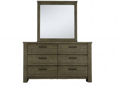 Image for SOHO GREY DRESSER AND MIRROR