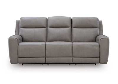 Image for ZELDA COIN LEATHER 2P POWER SOFA