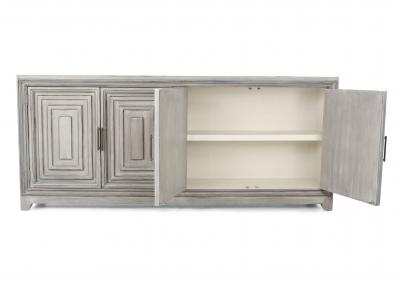 GRACE COSTELL GRAY 4 DOOR CONSOLE,ARDENT HOME