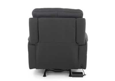 CANNOCK MIDNIGHT LEATHER 4P POWER RECLINER,MOTM